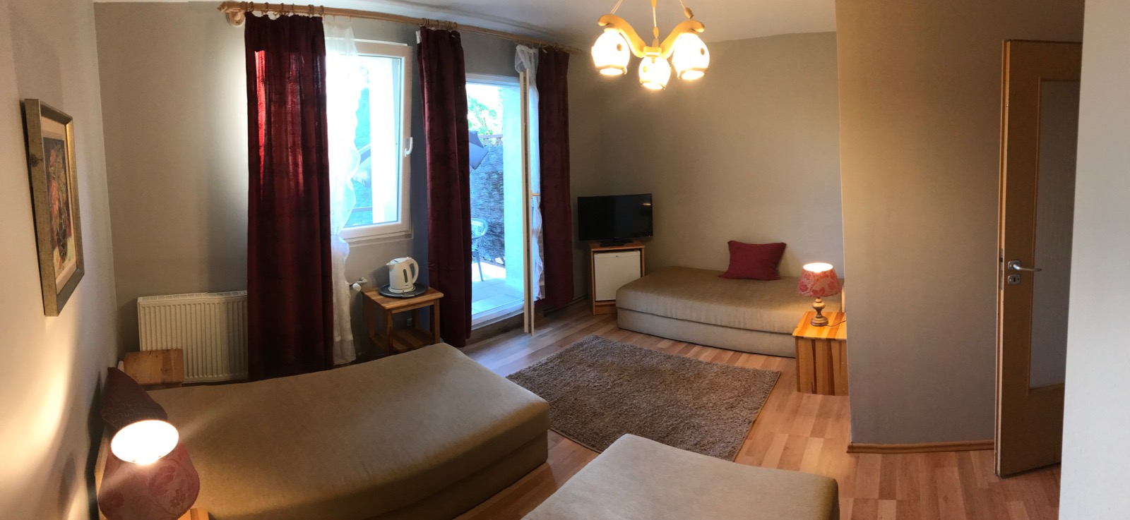 Pokoje 3 osobowe z tarasem widok 3